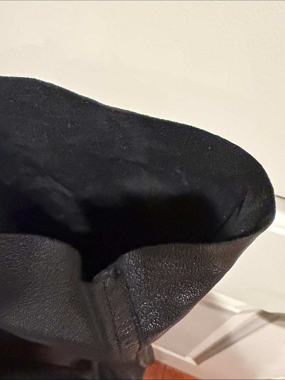 Italian Reversible Leather Jacket with Ruffles - Picture 12 of 14